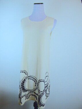 Saltaire Cashmere beaded sequin tunic sleeveless Sweater dress M